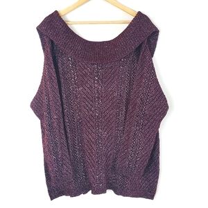 White House Black Market Cowl Neck Sweater Size 3X